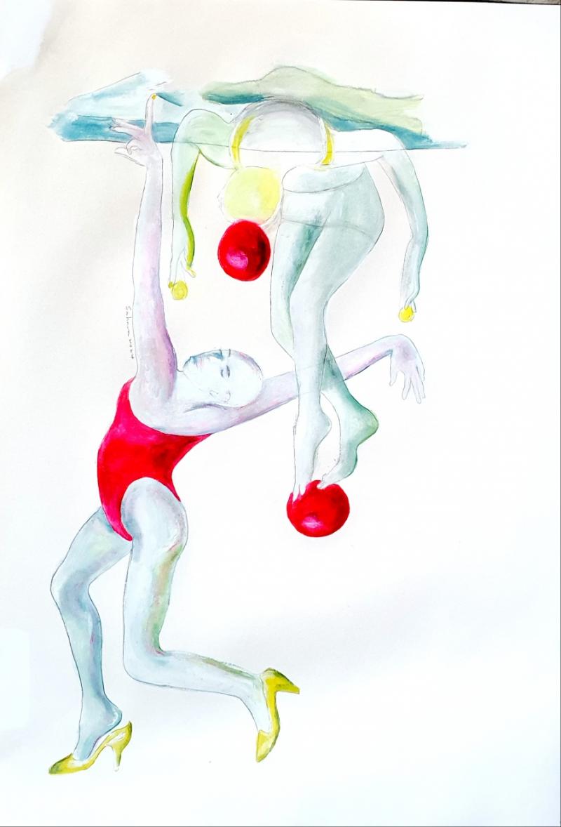 Sa Hara Imagination Circus Drawing Series 2414