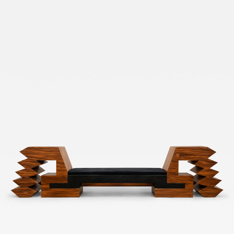Sabino Guisu MITLA BENCH brown two sided