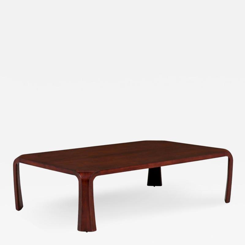 Saburo Inui Brazilian Rosewood Coffee Table for Tendo Mokko