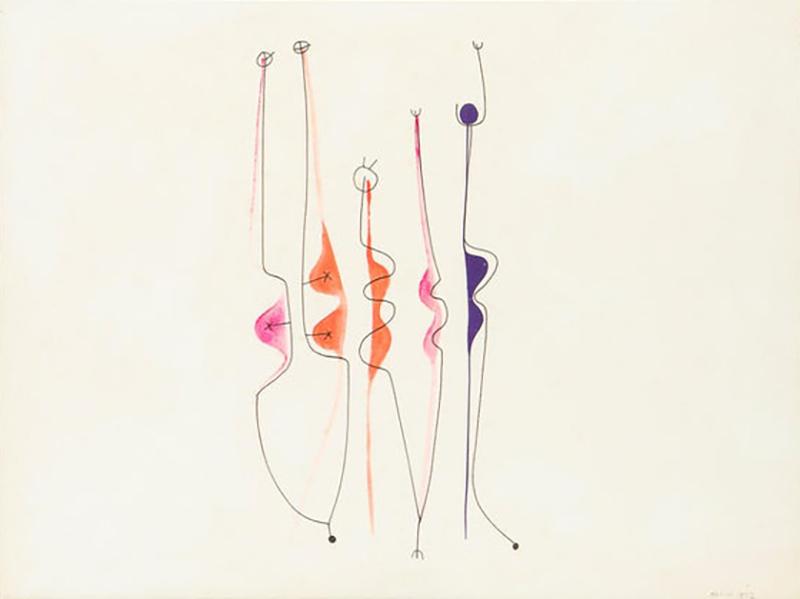 Sacha Kolin Untitled Ink on Paper 