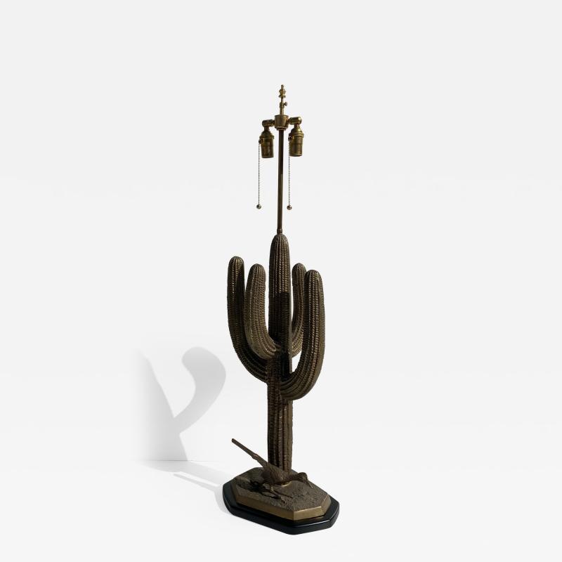 Saguaro Brass Cactus Lamp