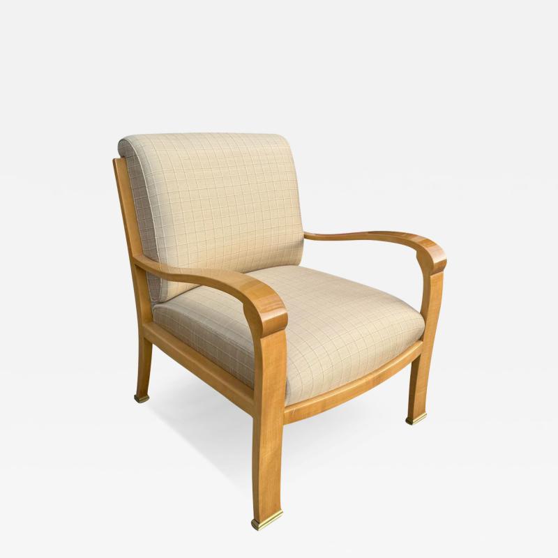 Sally Sirkin Lewis Sally Sirkin Lewis for J Robert Scott Art Deco Chair 1 of a Pair