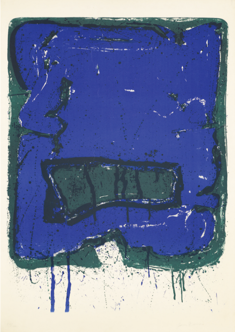 Sam Francis Affiche Kunsthalle Bern 1960