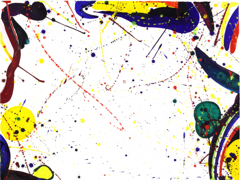 Sam Francis Untitled 2 Pri Rain SF64 592 1964