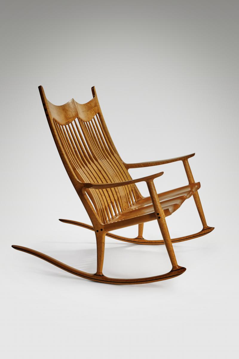 Sam Maloof - Double Rocking Chair by Sam Maloof