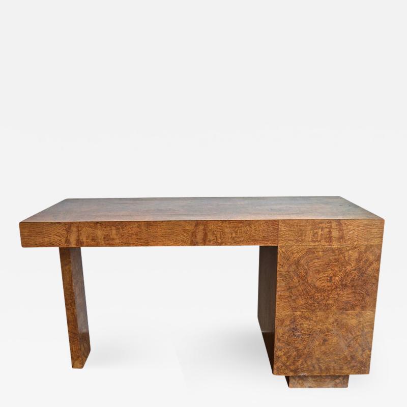 Samuel Marx Burled Oak Desk