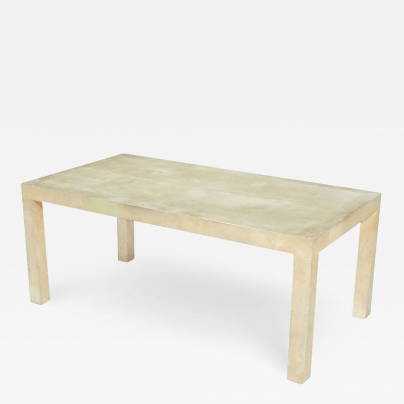 Samuel Marx Faux Parchment Cocktail Table