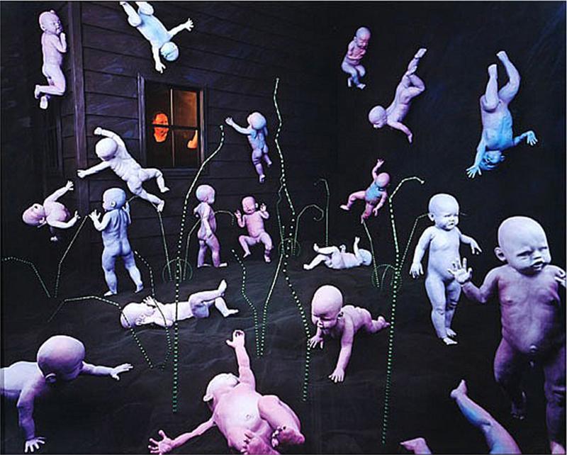 Sandy Skoglund Photograph Maybe Babies Chromogenic Print Sandy Skoglund