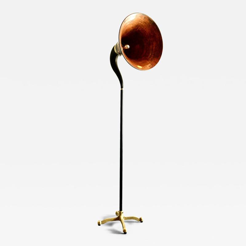 Sang Pil Bae 1920s Giant Gramophone speaker floor lamp from Chimera Watts