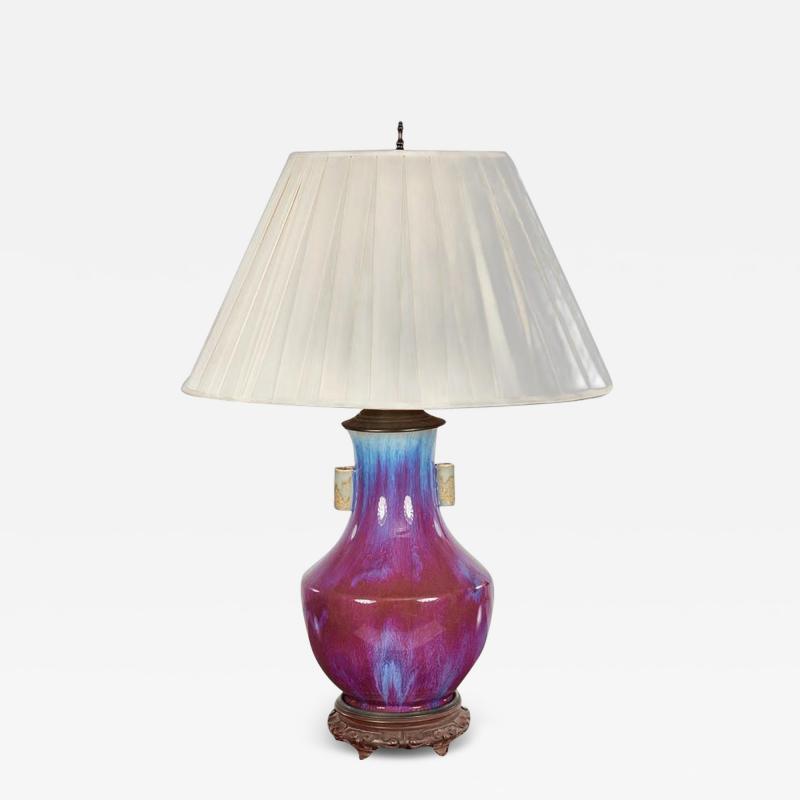 Sang de Boeuf Glazed Table Lamp