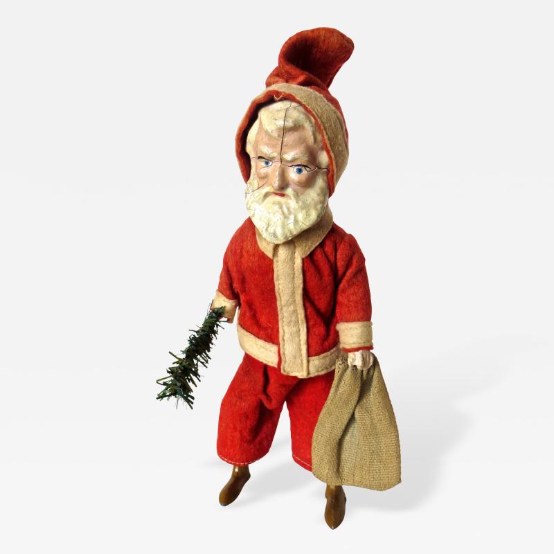 Santa Claus Walking Wind Up Toy Circa 1890