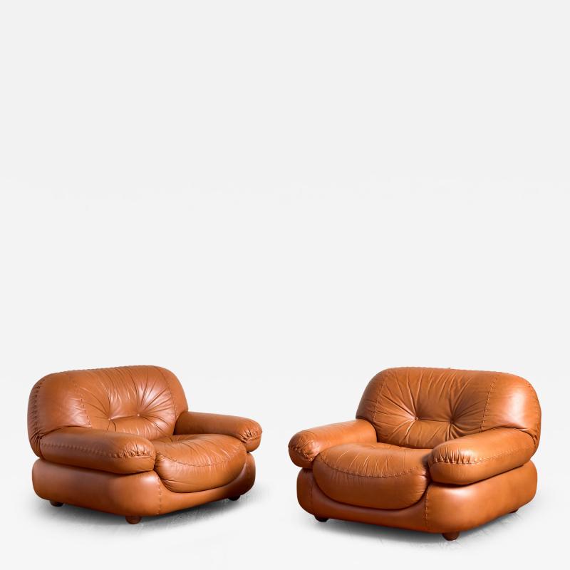 Sapporo Mobil Girgi Pair of Sapporo Armchairs by Mobil Girgi