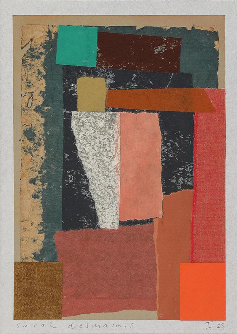 Sarah Desmarais Sarah Desmarais Cubist Head 2 Collage January 2025