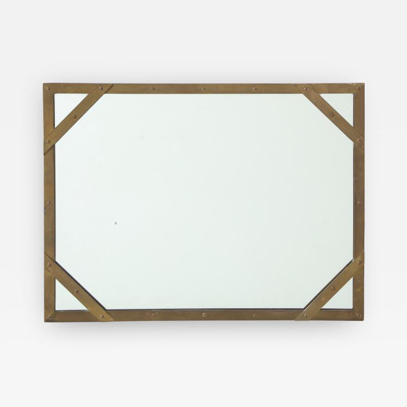 Sarried Ltd Sarried Ltd Brass Wall Mirror Italy