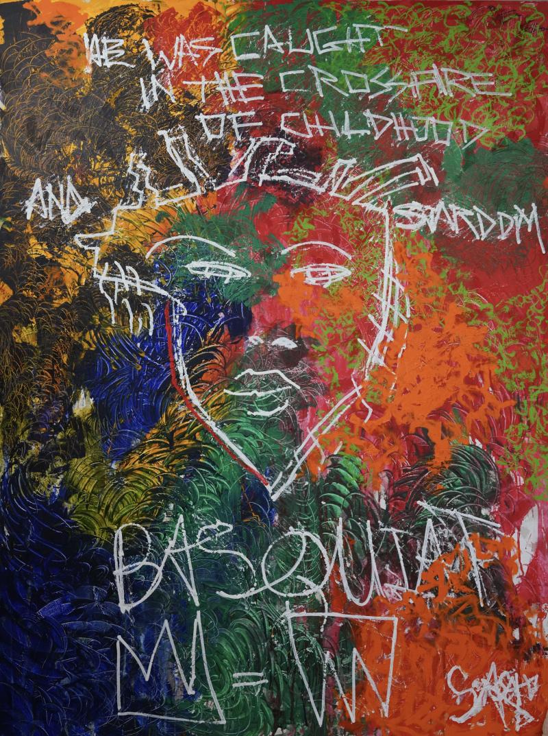 Sax Berlin BASQUIAT Caught in the Crossfire