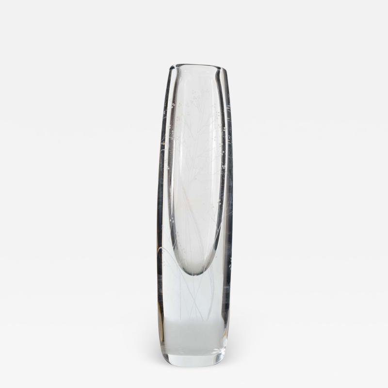 Scandinavian Mid Century Art Glass Bud Vase