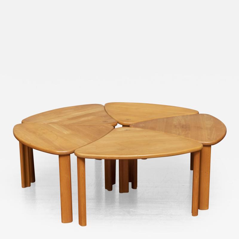 Scandinavian Modern Coffee Table or Stacking Tables