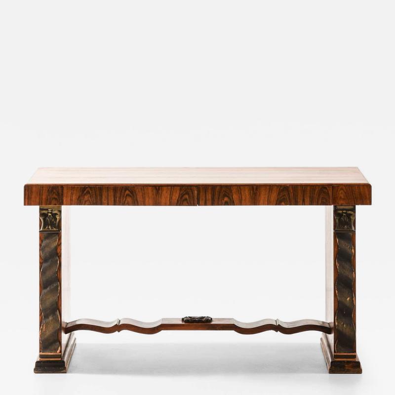 Scandinavian Modern Library Table in Rosewood 1940s