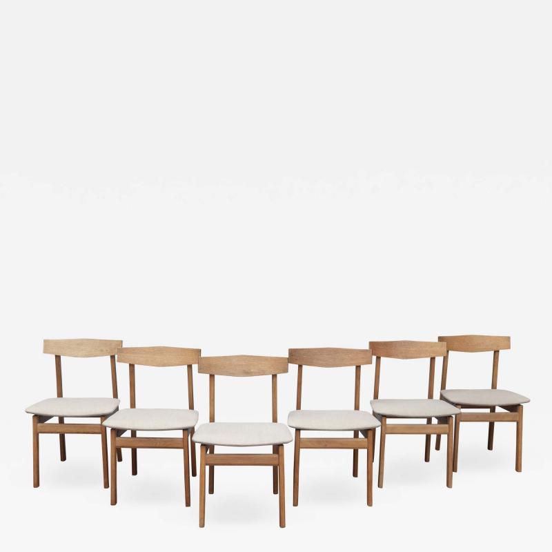 Scandinavian Modern Oak Dining Chairs