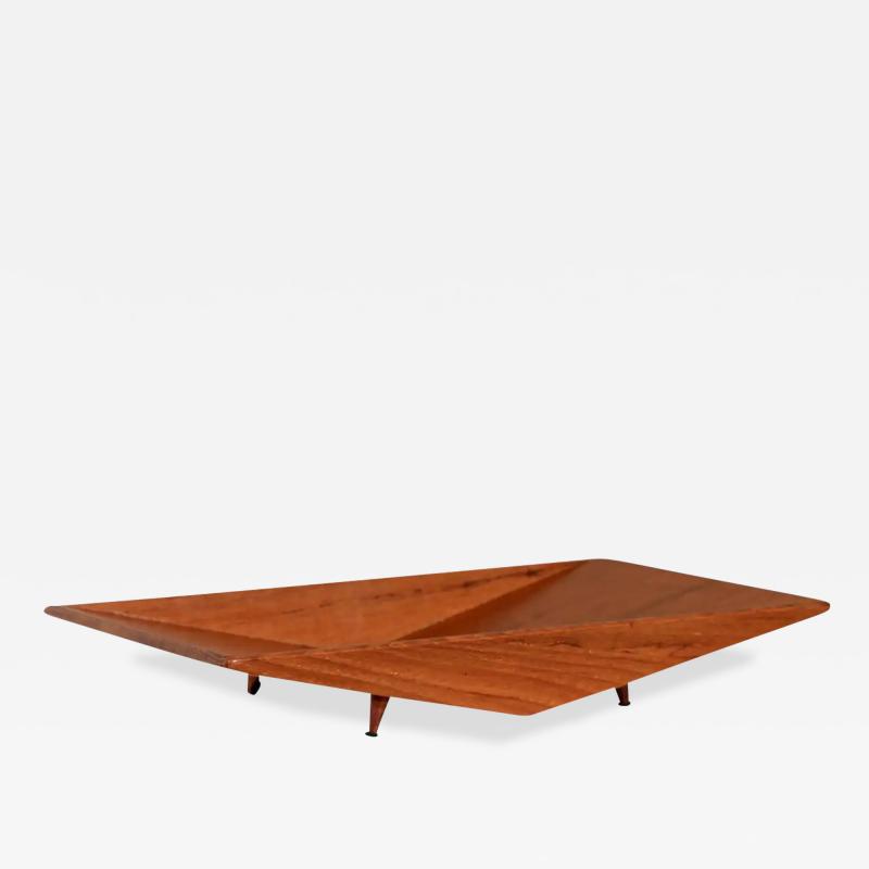 Scandinavian Modern Sculpted Teak Tray by Sowe Konst Sovestad