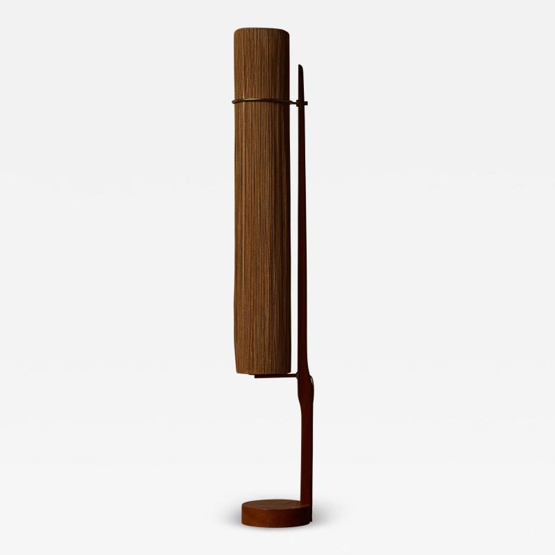 Scandinavian Modern Teak Floor Lamp