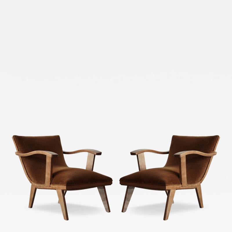 Scandinavian Modern Teak Lounge Chairs Denmark C 1960s