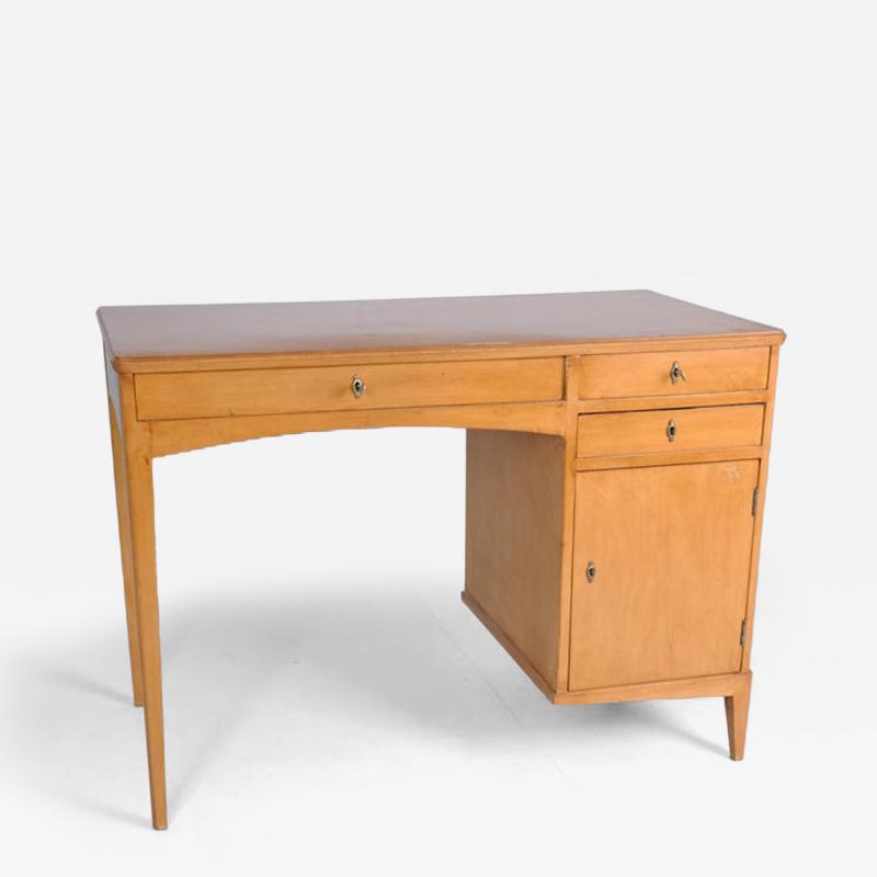 Scandinavian Modern Writing Desk in Birch Finland 1960s