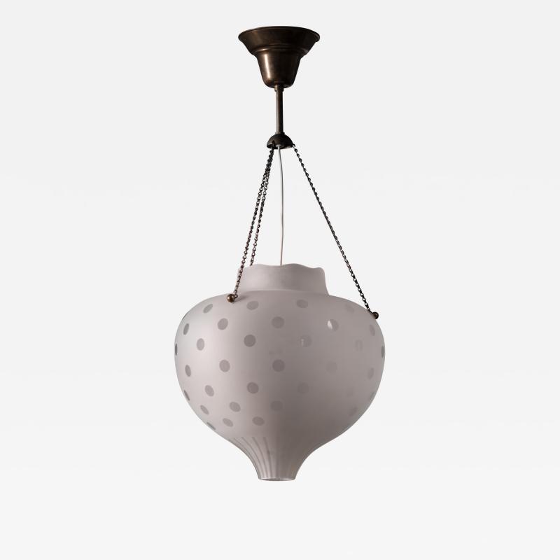Scandinavian Modern frosted glass pendant lamp