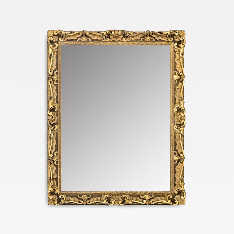 Scottish 19th Century Carved Gilded Frame with New Mirror