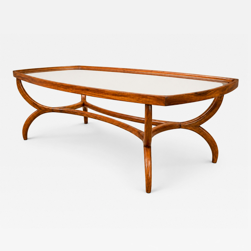 Sculptural Cavi na Coffee Table by Giuseppe Scapinelli Brazil 1950s
