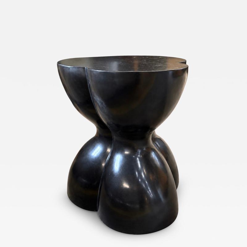 Sculptural Club Stool in Bronze by Elan Atelier