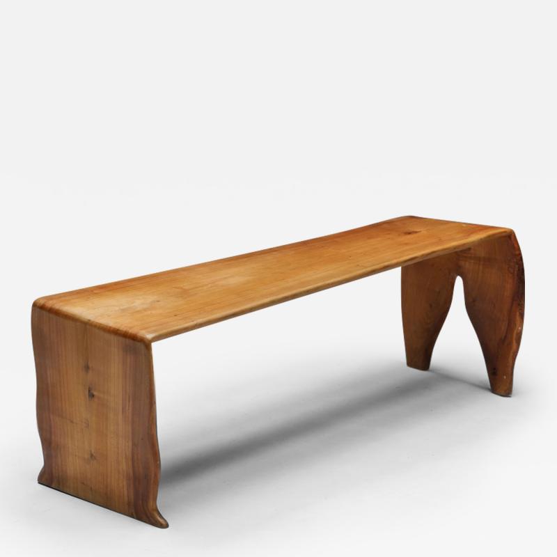 Sculptural Elmwood Coffee Table 1970s