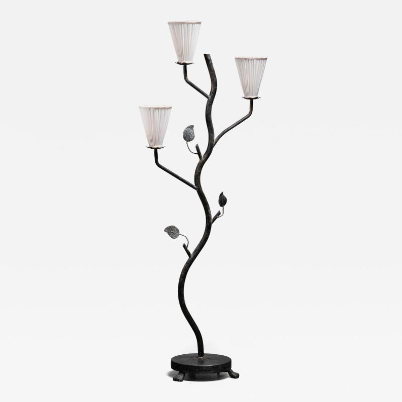 Sculptural floor lamp