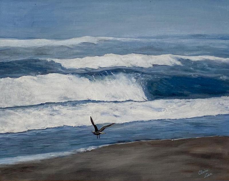 Seascape Oil on Board