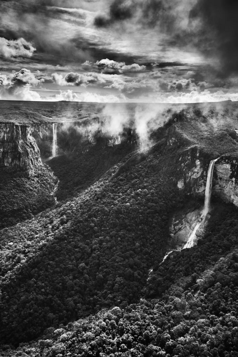 Sebasti o Salgado Araca State Park El Dorado Falls and Desabamento Falls Brazil