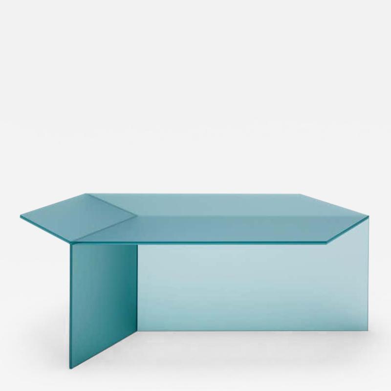 Sebastian Scherer Satin Glass Isom Oblong Coffee Table Sebastian Scherer