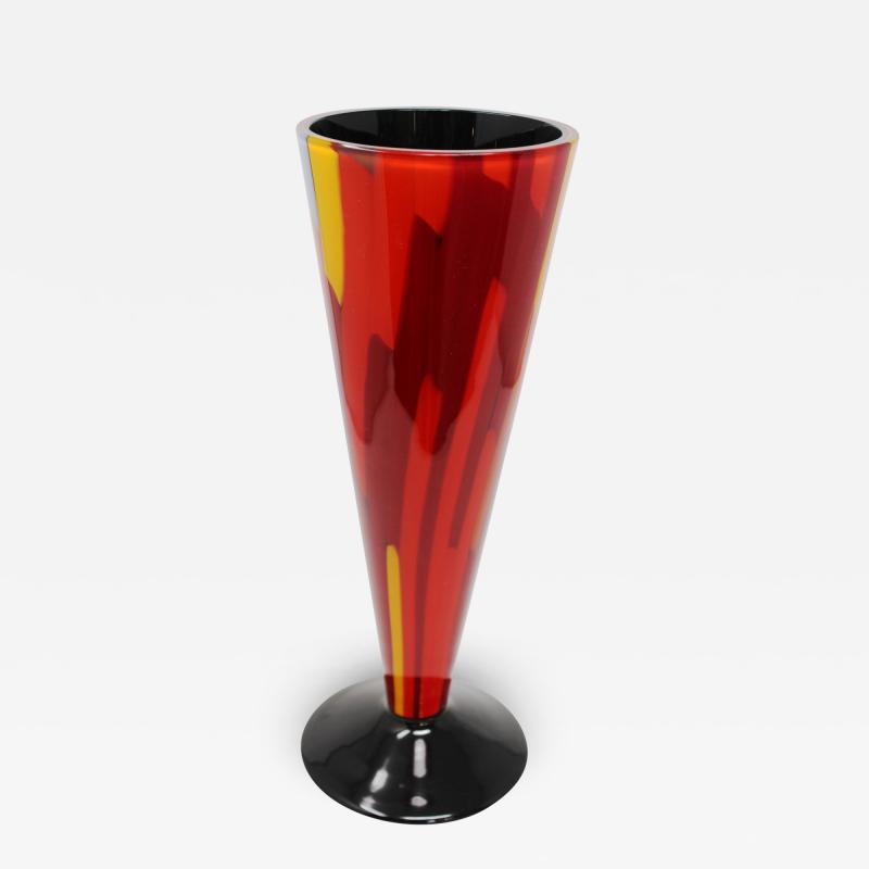 Seguso Viro Fireworks Vase by Seguso Viro