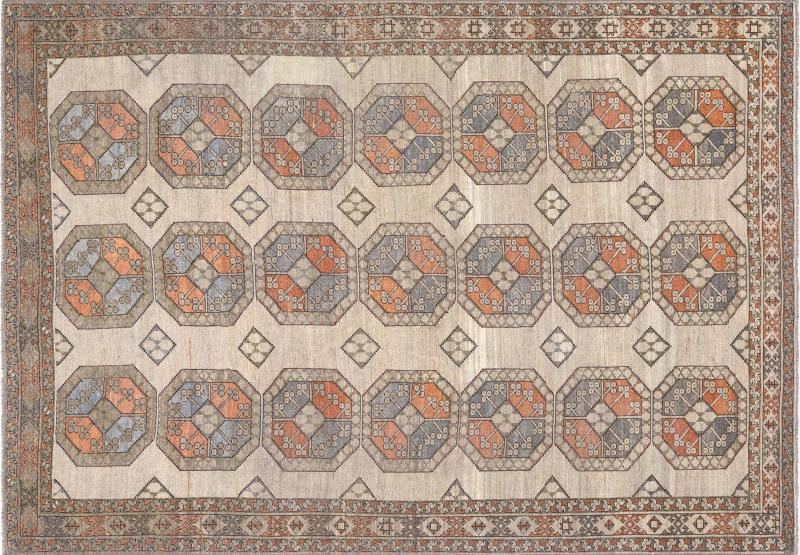 Semi Antique Afgan Beshir Rug 611 x 910 