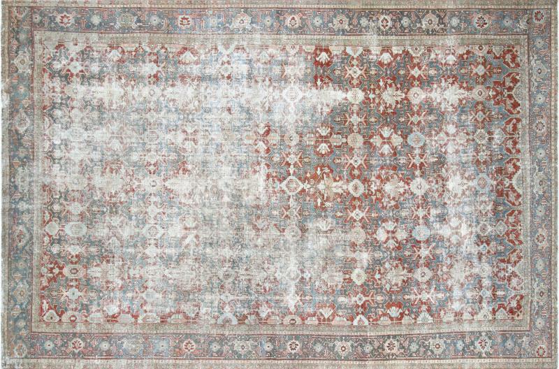 Semi Antique Persian Heriz Rug 112 x 1610 