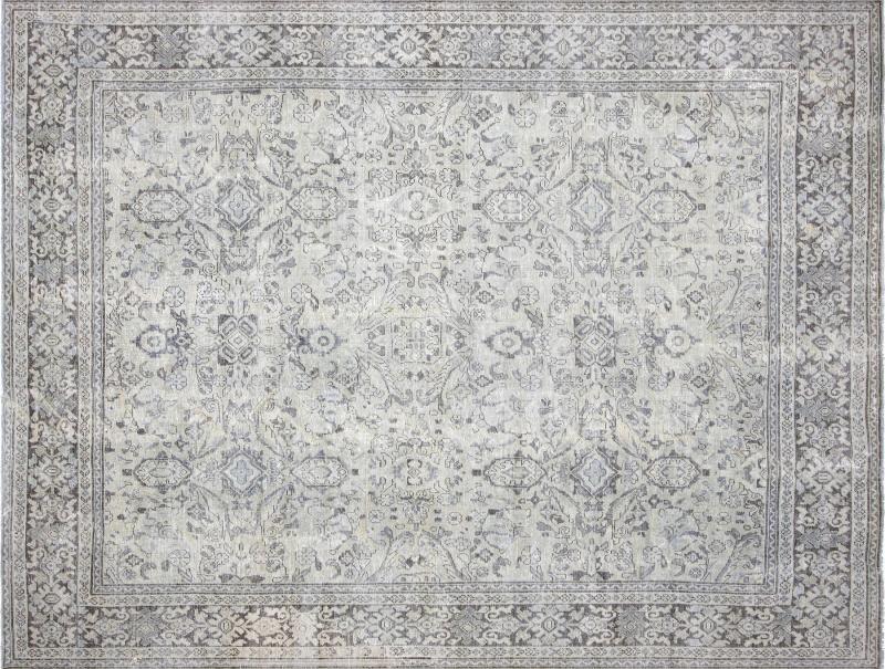 Semi Antique Persian Mahal Rug 102 x 134 