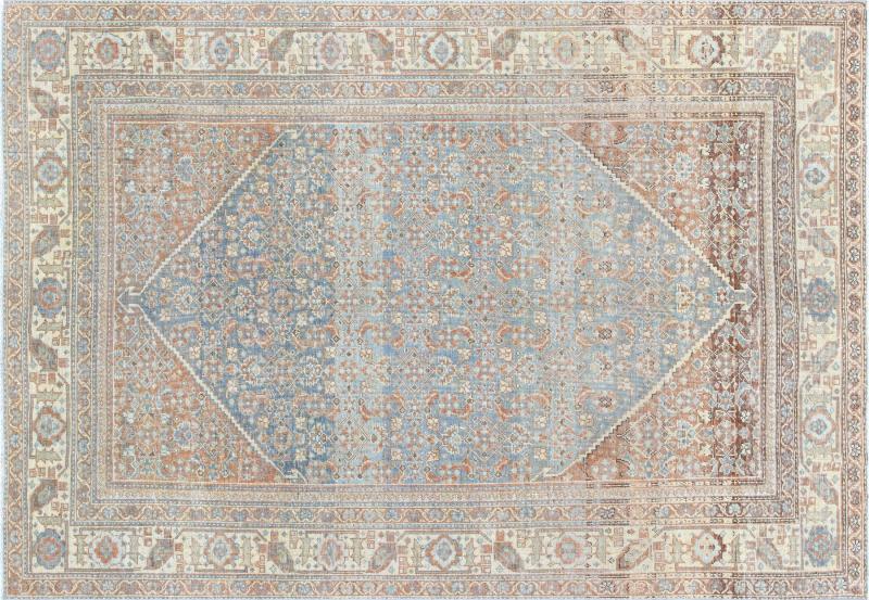 Semi Antique Persian Mahal Rug 75 x 107 