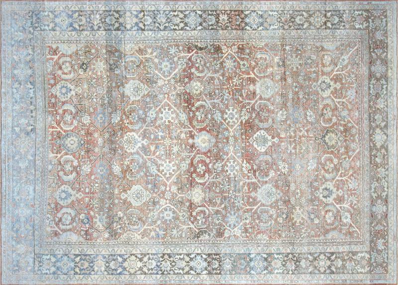 Semi Antique Persian Mahal Rug 89 x 123 
