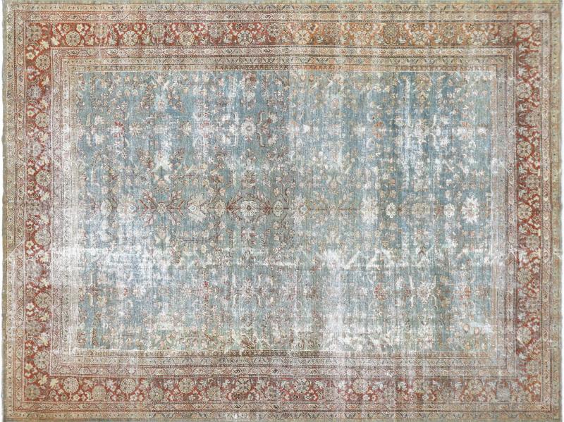 Semi Antique Persian Mahal Rug 910 x 132 