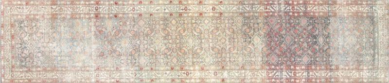 Semi Antique Persian Melayer Rug 36 x 163 