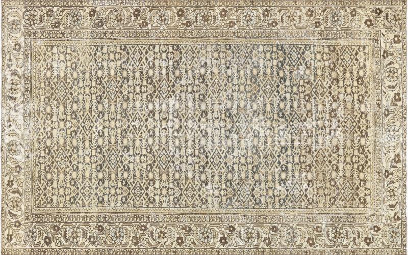Semi Antique Persian Melayer Rug 59 x 104 