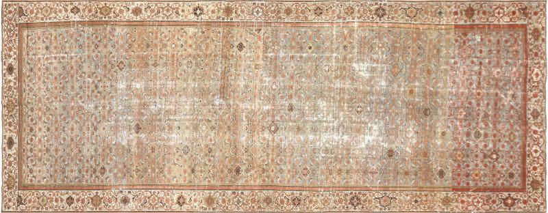 Semi Antique Persian Melayer Rug 68 x 168 