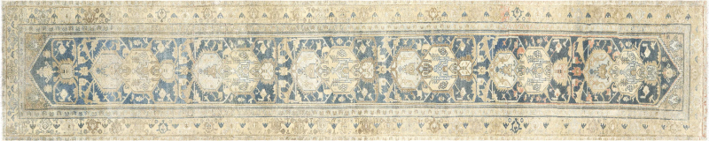 Semi Antique Persian Melayer Runner 29 x 154 