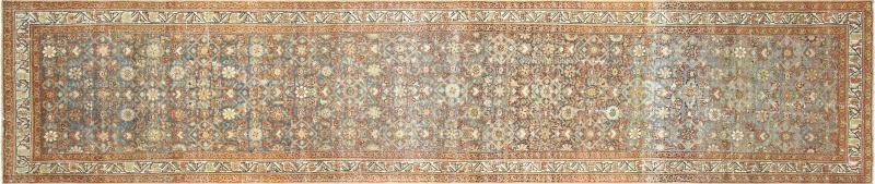 Semi Antique Persian Melayer Runner 33 x 1510 
