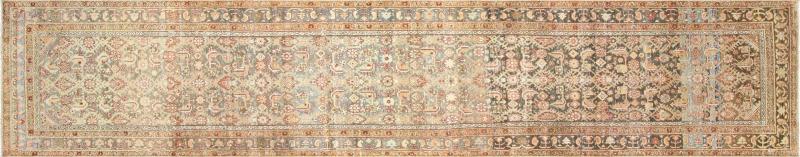 Semi Antique Persian Melayer Runner 34 x 1611 