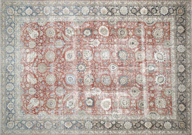 Semi Antique Persian Tabriz Rug 1011 x 153 
